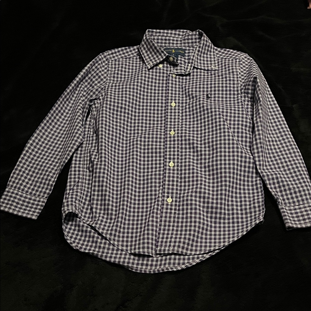 Ralph Lauren Purple Plaid Shirt